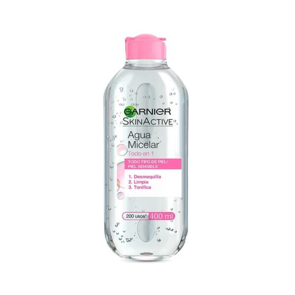 Garnier Skinactive Agua Micelar Todo en 1 - Frasco de 400 ml